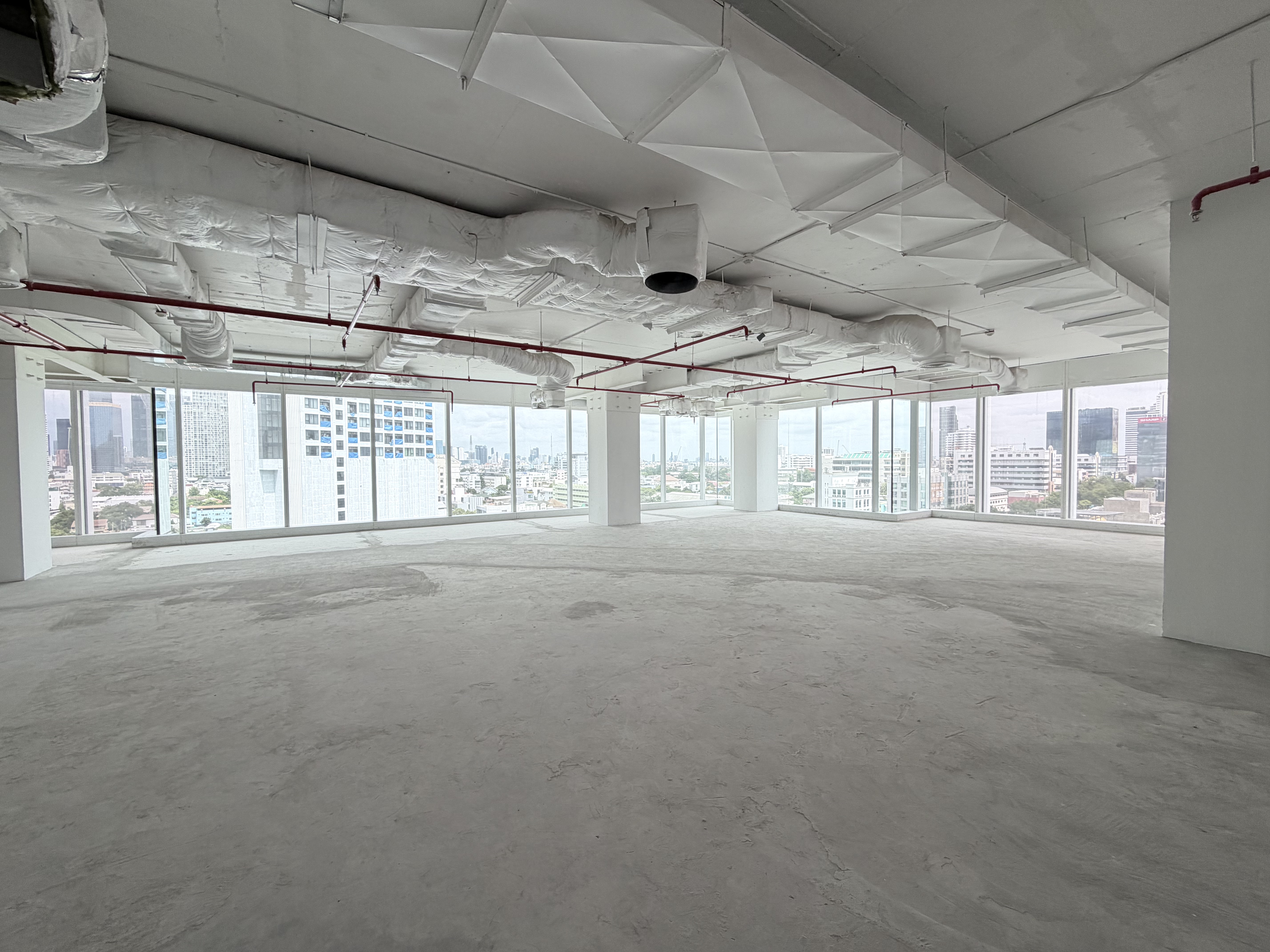 Office near BTS Chong Nonsi, 7-11 and food court located within the building.
