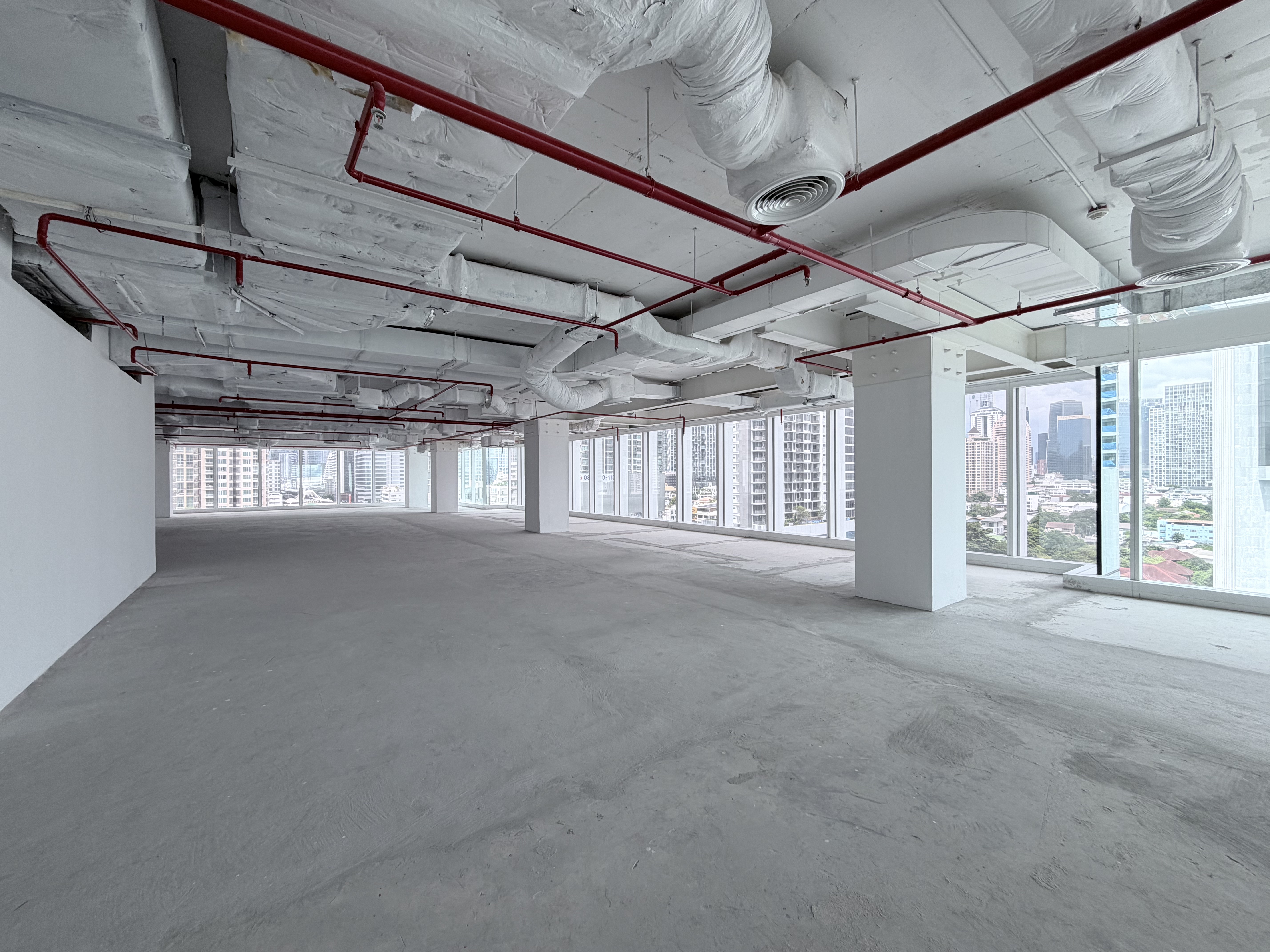 Office near BTS Chong Nonsi, 7-11 and food court located within the building.