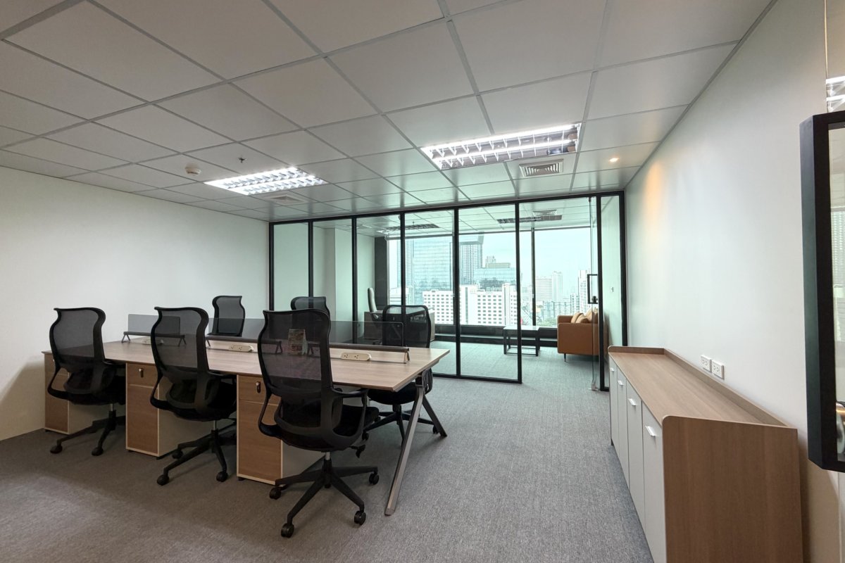 New Serviced Office, 6-20 seats, 500 m from MRT Rama 9